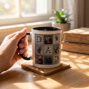 Mug Cadeau de la fête des pères pour papa noir