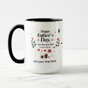 Mug Cadeau de la Fête du Père pour le meilleur papa -
