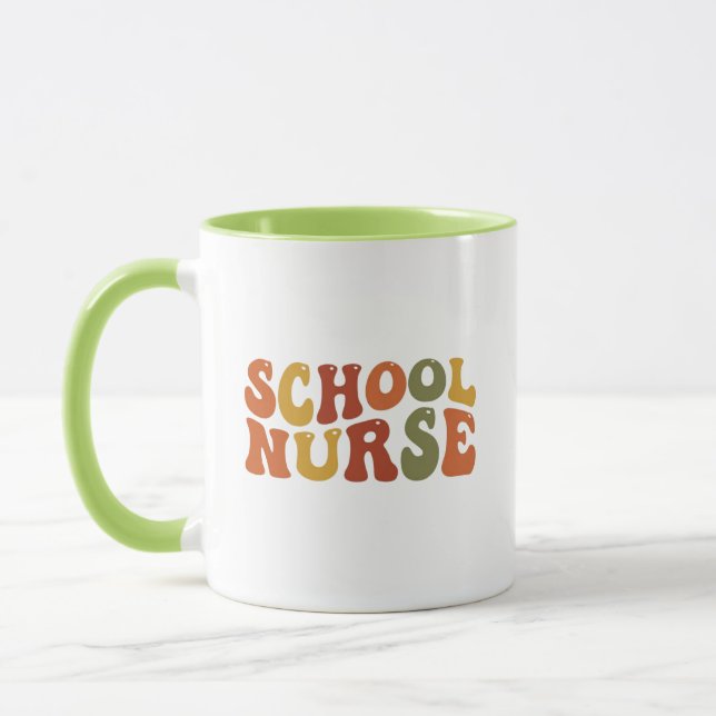 Mug Cadeau de la journée de l'infirmière scolaire (Gauche)