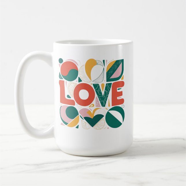Mug Cadeau de la Saint-Valentin, conception de mug, Mu (Gauche)