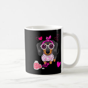 Mug Cadeau de la Saint-Valentin pour chien Dachshund m