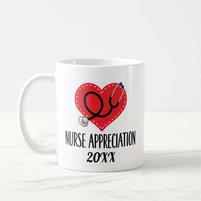 Mug Cadeau de la Semaine d'appréciation des infirmière (Gauche)