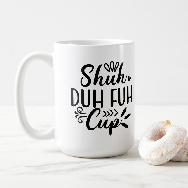 Mug Cadeau de l'amateur de café Sarcastique (Avec donut)