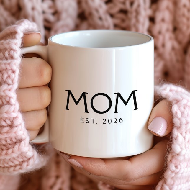 Mug Cadeau de l'année de création de Maman (Créateur téléchargé)