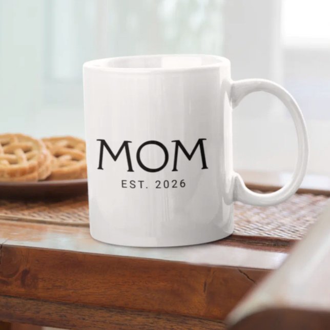 Mug Cadeau de l'année de création de Maman (Créateur téléchargé)