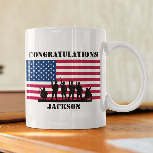 Mug Cadeau de l'armée personnalisée américaine