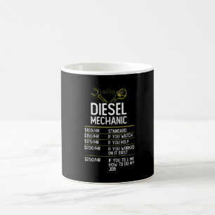 Mug Cadeau de l'artisan mécanique Diesel Idée actuelle