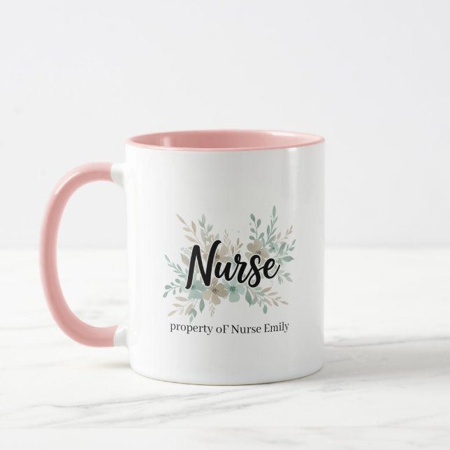 Mug Cadeau de l'école d'infirmières diplômées en soins (Gauche)