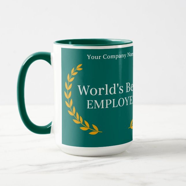 Mug Cadeau de l'employé le plus performant au monde (Gauche)