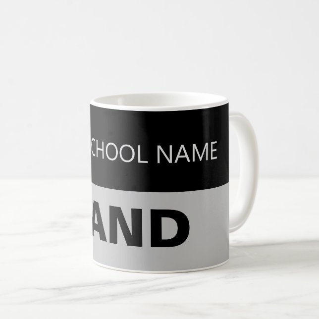 Mug Cadeau de l'enseignant de musique | Musique d'écol (Devant droit)