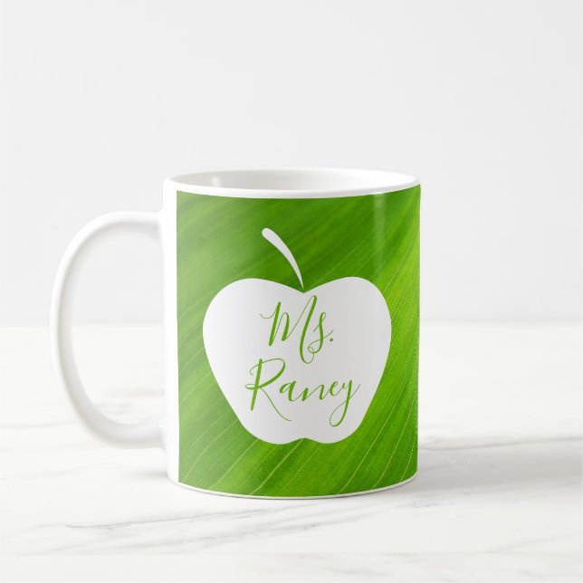 Mug Cadeau de l'enseignant personnalisé, cadeaux de l' (Gauche)