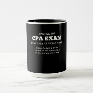 Mug Cadeau de l'examen CPA certifié