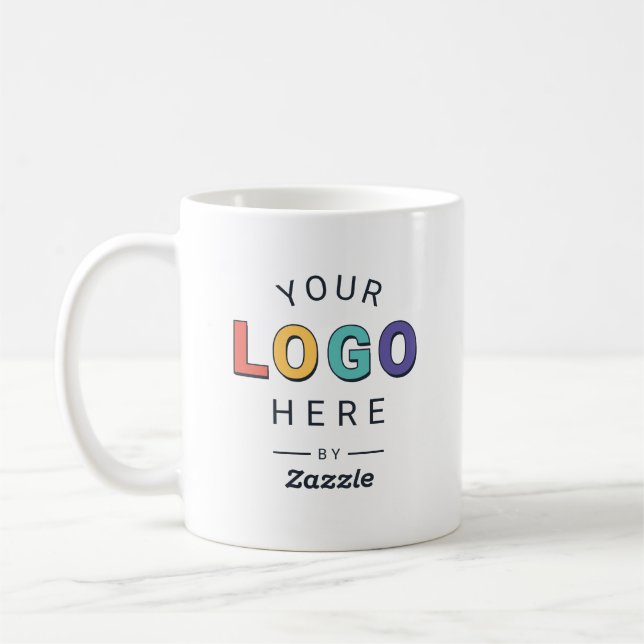 Mug Cadeau de logo d'entreprise personnalisé  (Gauche)