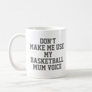 Mug cadeau de maman de basket   Drôle Citation Slo