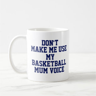 Mug cadeau de maman de basket   Drôle Citation Slo