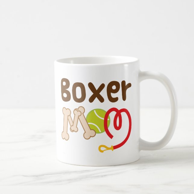 Mug Cadeau de maman de boxeur (race de chien) (Droite)
