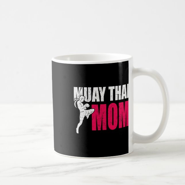 Mug Cadeau de maman de Muay Thai femmes boxe kickboxin (Droite)