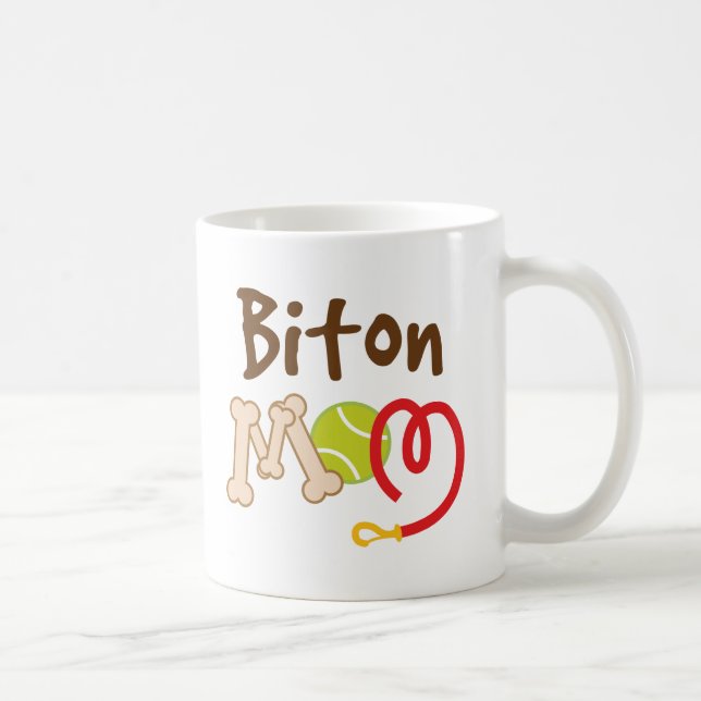 Mug Cadeau de maman de race de chien de Biton (Droite)