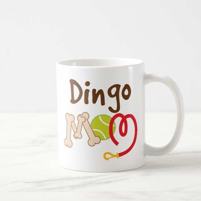 Mug Cadeau de maman de race de chien de dingo (Droite)