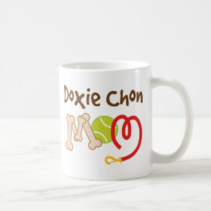 Mug Cadeau de maman de race de chien de Doxie Chon