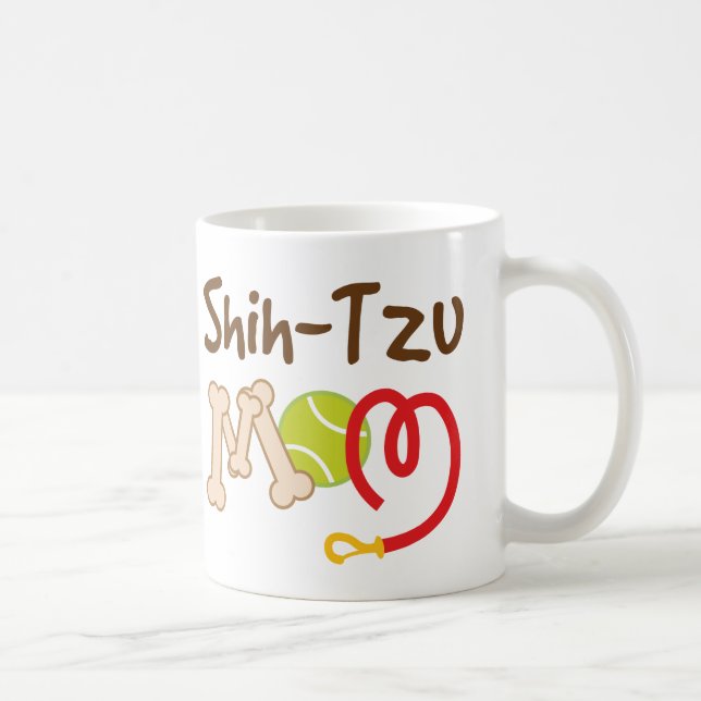 Mug Cadeau de maman de race de chien de Shih-Tzu (Droite)