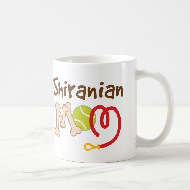 Mug Cadeau de maman de race de chien de Shiranian (Droite)