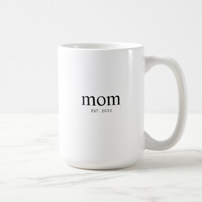 Mug Cadeau de Maman Établie Nouvelle Maman (Droite)