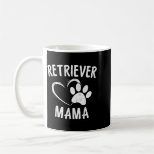 Mug Cadeau de maman Retriever noir doré Chien maman Vo
