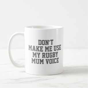Mug cadeau de maman rugby Drôle Citation Slogan