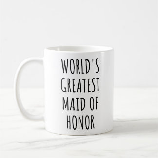 Mug Cadeau de mariage de demoiselle d'honneur le plus 