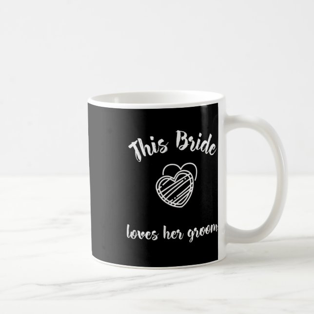 Mug Cadeau de mariage Enterrement de vie de jeune fill (Droite)