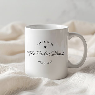 Mug Cadeau de mariage minimaliste The Perfect Blend po