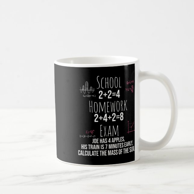 Mug Cadeau de maths drôle pour adolescente professeur  (Droite)