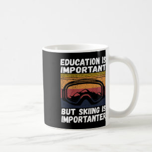 Mug Cadeau De Montagne De Neige De Ski De Snowboard Le