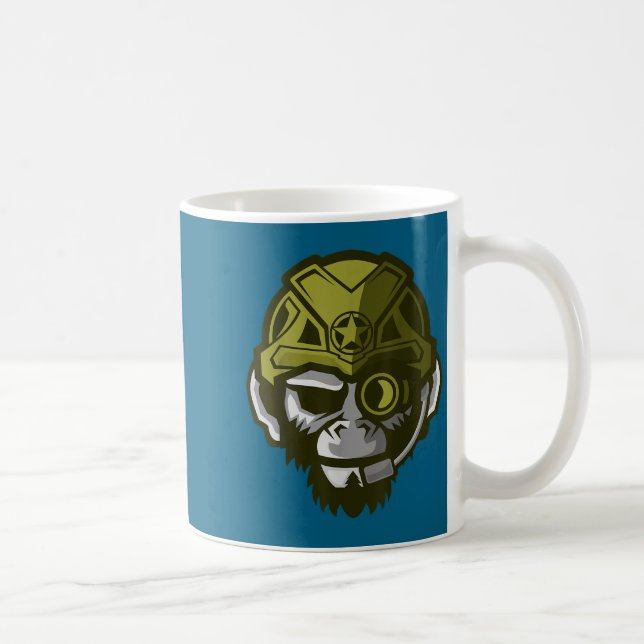 Mug Cadeau de motivation de musculation de gorille Unl (Droite)