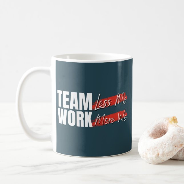 Mug Cadeau de motivation pour l'équipe de bureau d'ent (Avec donut)