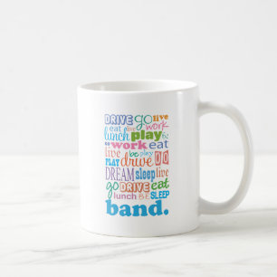 Mug Cadeau de musicien de bande