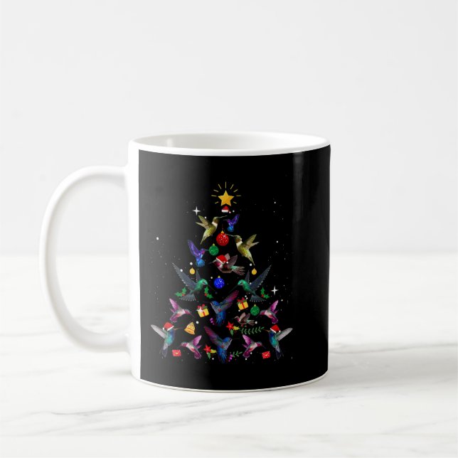 Mug Cadeau de Noël aux colibris Noël aux colibris (Gauche)