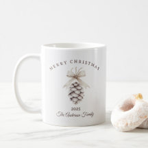 Cadeau de Noël blanc couleur crème