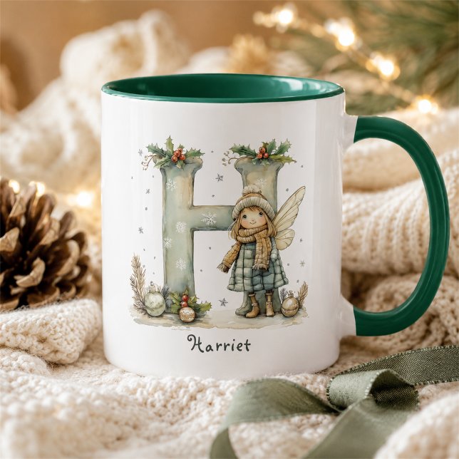 Mug Cadeau de Noël de fée mignon personnalisé (Créateur téléchargé)