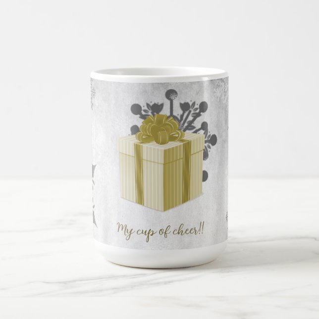 Mug cadeau de Noël Gold (Centre)