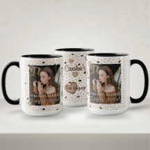Cadeau de Noël Photo Nom pour les Amoureux du Café
