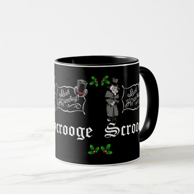 Mug Cadeau de Noël SCROOGE  (Devant droit)