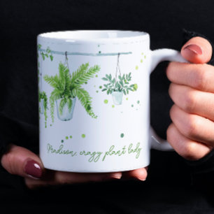 Mug Cadeau de nom botanique de dame de plante d'aquare