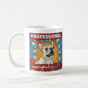 Mug Cadeau de panique de reniflement inversé Frenchie 