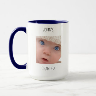 Mug Cadeau de papa avec visage de bébé pour l'annivers