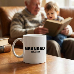 Mug Cadeau de Papy a établi une typographie moderne et