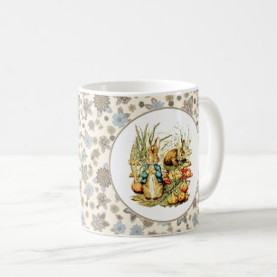 Mug Cadeau de Pâques lapins vintages