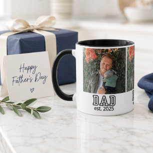 Mug Cadeau de photo personnalisé pour papa