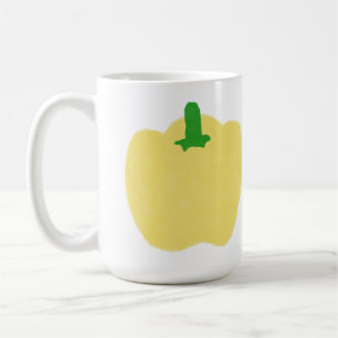 Mug Cadeau de poivron jaune pour amateur de légumes